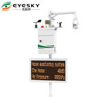Luftqualität TSP pm2.5 pm10 des niedrigen Preises ES80A-Y8 on-line-Detektorstaubgeräusch-Windgeschwindigkeits-Monitorsystem