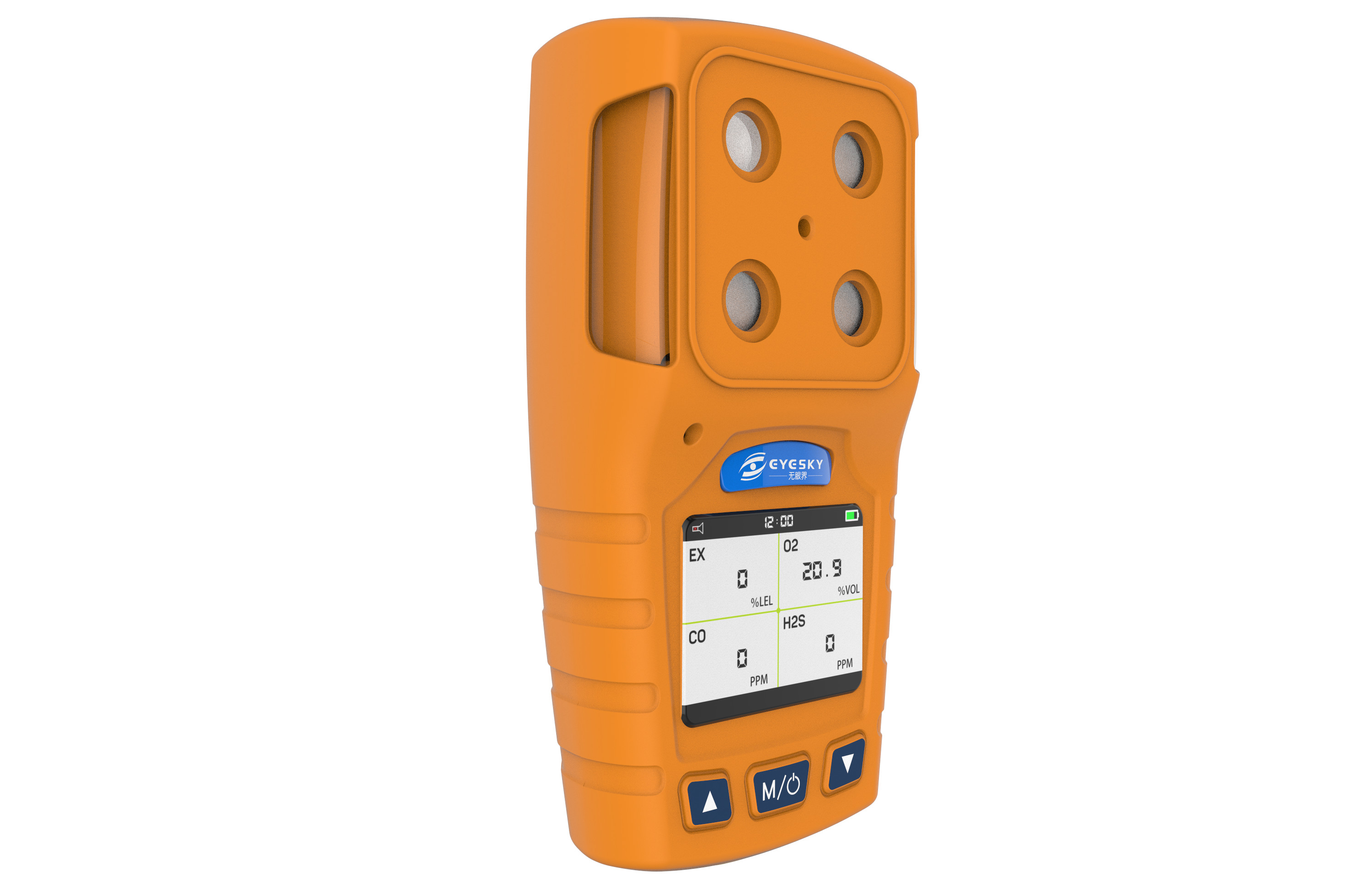 Einzelnes des Gas-ES30A-Nh3 tragbares 0-100ppm Zertifikat NH3-Detektor-giftiges Gas-Detektor WithUSB-Ladegerät-ISO9001